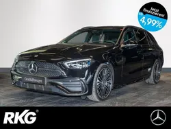 Schwarz Gebraucht 2025 Mercedes C220 AMG Limousine | 53.890 € (Teuer)