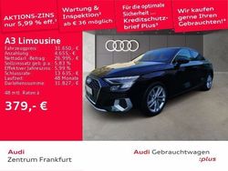 Schwarz Gebraucht 2022 Audi A3 Advanced Limousine | 33.850 € (Teuer)