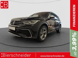 Schwarz Gebraucht 2022 VW Tiguan Allspace R-line SUV | 37.750 € (Teuer)