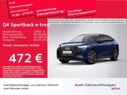 Navarrablau metallic Gebraucht 2024 Audi Q4 Sportback e-tron S-Line SUV | 52.252 € (Teuer)