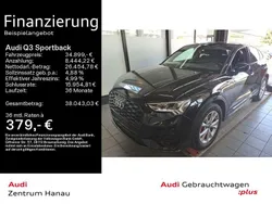 Mythosschwarz metallic Gebraucht 2021 Audi Q3 Sportback S-Line SUV | 34.899 € (Superpreis)