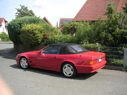 Rot Gebraucht 1990 Mercedes SL500 Cabrio | 15.000 €