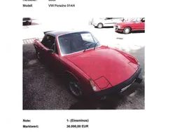 Rot Gebraucht 1973 Porsche 914 | 36.500 €