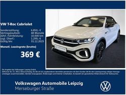 Silber (ivory silver metallic) Neu 2025 VW T-Roc Cabriolet R-line Cabrio | 41.691 € (Guter Preis)