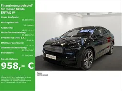 Schwarz Gebraucht 2023 Skoda Enyaq iV RS SUV | 38.980 € (Superpreis)