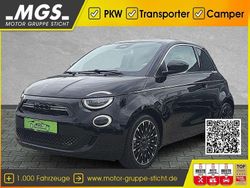 Onyx schwarz Gebraucht 2023 Fiat 500e La Prima Limousine | 23.950 € (Teuer)