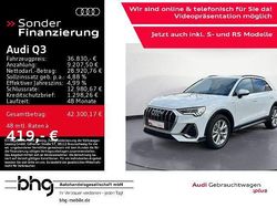 Weiß Gebraucht 2022 Audi Q3 S-Line SUV | 36.830 € (Fairer Preis)