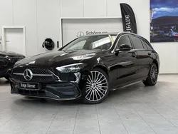 Schwarz Gebraucht 2021 Mercedes C220 AMG Limousine | 31.950 € (Teuer)