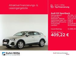 Silber Gebraucht 2022 Audi Q3 Sportback Sport SUV | 30.188 € (Fairer Preis)