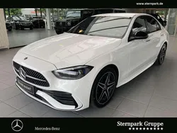 Unilack polarweiß Gebraucht 2024 Mercedes C300 AMG Limousine | 47.850 € (Fairer Preis)
