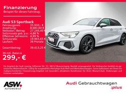 Gletscherweiß metallic Gebraucht 2022 Audi S3 Ambiente Limousine | 35.930 € (Guter Preis)