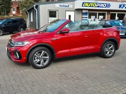 Rot Gebraucht 2024 VW T-Roc Cabriolet R-line Cabrio | 32.900 € (Guter Preis)