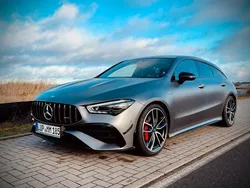 Grau Gebraucht 2023 Mercedes CLA35 AMG Shooting Brake AMG Kombi | 48.000 € (Teuer)