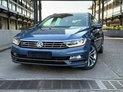 Harvard blue metallic (metallic) Gebraucht 2017 VW Passat R-line Kombi | 16.280 € (Guter Preis)