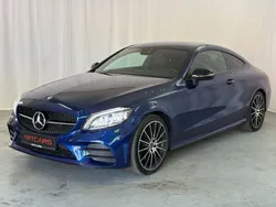 Blau Gebraucht 2019 Mercedes C300 AMG line Coupé | 35.890 € (Etwas zu teuer)