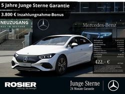 Weiss / polarweiß Gebraucht 2024 Mercedes EQE300 Electric Art Limousine | 50.875 € (Fairer Preis)