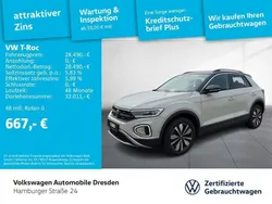 Ascotgrau schwarz Gebraucht 2024 VW T-Roc Move SUV | 28.490 € (Guter Preis)