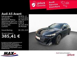 Mythosschwarz metallic (metallic) Gebraucht 2025 Audi A5 S-Line Kombi | 59.879 €