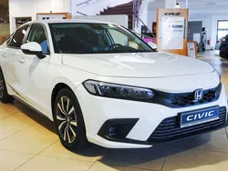 Platinum white pearl Neu 2025 Honda Civic Elegance Limousine | 34.980 € (Fairer Preis)