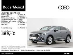 Daytonagrau perleffekt Gebraucht 2023 Audi Q3 Sportback S-Line SUV | 39.930 € (Fairer Preis)