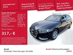 Brillantschwarz Gebraucht 2021 Audi A4 Ambiente Kombi | 24.890 € (Guter Preis)