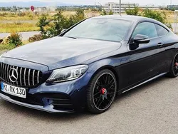 Blau Gebraucht 2018 Mercedes C300 AMG line Coupé | 30.000 € (Fairer Preis)