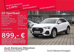 Weiss Gebraucht 2022 Audi Q3 Sportback Performance SUV | 33.461 € (Fairer Preis)