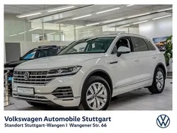 Pure white Gebraucht 2021 VW Touareg Elegance SUV | 42.430 € (Fairer Preis)