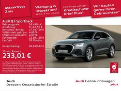 Chronosgrau metallic Gebraucht 2024 Audi Q3 Sportback Basis SUV | 36.490 € (Fairer Preis)