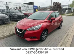 Rot Gebraucht 2017 Nissan Micra Acenta Kleinwagen | 6.999 € (Etwas zu teuer)
