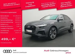 Grau Gebraucht 2021 Audi Q8 Sport SUV | 65.480 € (Teuer)