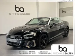 Mythosschwarz met. Gebraucht 2024 Audi A5 Cabriolet S-Line Cabrio | 43.850 € (Fairer Preis)