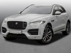 Weiß (yulong white (weiß)) Gebraucht 2021 Jaguar F-Pace R-Sport SUV | 32.410 € (Superpreis)
