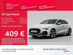 Weiß Gebraucht 2025 Audi A3 Sportback S-Line Kleinwagen | 43.681 € (Teuer)