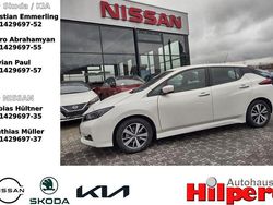 Qab white pearl (metallic) Gebraucht 2021 Nissan Leaf Acenta Kleinwagen | 14.999 € (Fairer Preis)