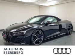Mythosschwarz metallic verdeck Gebraucht 2023 Audi R8 Spyder Performance Cabrio | 229.888 €