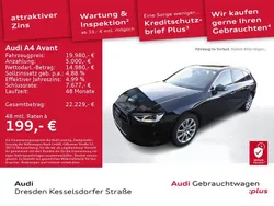 Brillantschwarz Gebraucht 2022 Audi A4 Kombi | 19.980 € (Guter Preis)