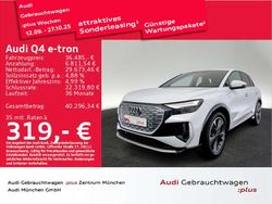 Gletscherweiß metallic Gebraucht 2022 Audi Q4 e-tron Ambiente SUV | 36.485 € (Teuer)