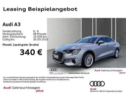 Silber Gebraucht 2024 Audi A3 Advanced Plus Limousine | 28.690 € (Guter Preis)