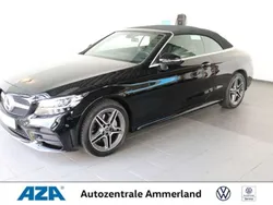 Schwarz Gebraucht 2020 Mercedes C180 AMG line Cabrio | 30.330 € (Guter Preis)