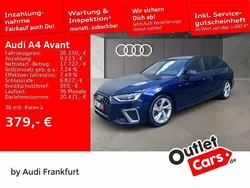 Navarrablau metallic Gebraucht 2022 Audi A4 S-Line Kombi | 26.350 € (Guter Preis)