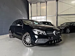 Schwarz Gebraucht 2018 Mercedes A180 AMG line Limousine | 19.890 € (Guter Preis)
