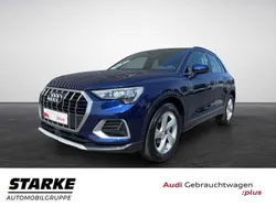 Blau (navarrablau metallic) Gebraucht 2024 Audi Q3 Advanced SUV | 38.450 € (Guter Preis)