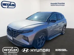 Shimmering silver / dark knigh / Gebraucht 2021 Hyundai Tucson Prime SUV | 27.990 € (Fairer Preis)