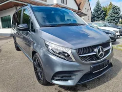 Grau Gebraucht 2021 Mercedes V300 AMG line Van / Kleinbus | 59.990 € (Teuer)