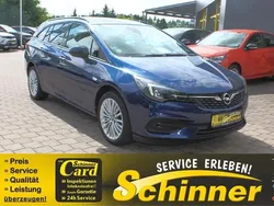 Nautic blau metallic Gebraucht 2021 Opel Astra Elegance Kombi | 17.290 € (Fairer Preis)