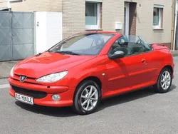 Rot Gebraucht 2004 Peugeot 206 CC Platinum Cabrio | 1.890 € (Teuer)