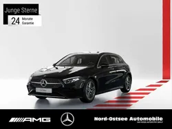 Metalliclack kosmosschwarz Gebraucht 2024 Mercedes A200 AMG Limousine | 30.490 € (Guter Preis)