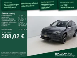 Schwarz Gebraucht 2020 Skoda Karoq SportLine SUV | 27.289 € (Etwas zu teuer)