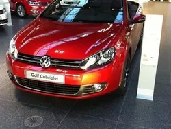 Rot metallic Gebraucht 2011 VW Golf Cabriolet Cabrio | 27.000 €